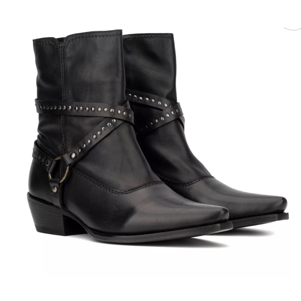 Vintage Foundry Co. Alissa Women's Leather Ankle Boots. 10.5